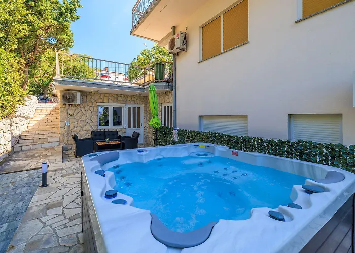 Διαμέρισμα Idyllisches Nur 300 Meter Zum Mit Meerblick, Whirlpool, Grill *